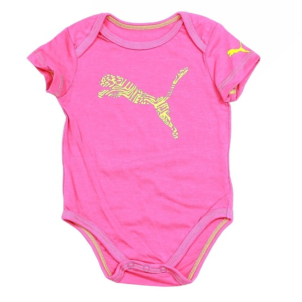  Puma Infant Girl's 5-Pack Short Sleeve Bodysuits 