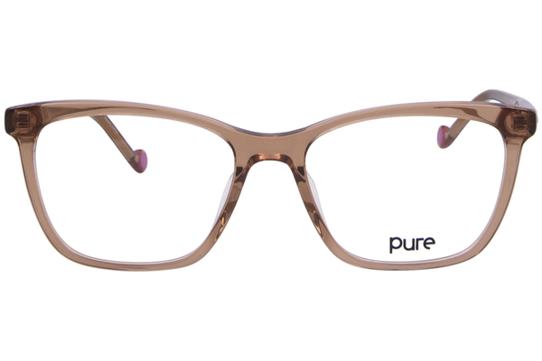  Pure P-6003 Eyeglasses Women's Full Rim Rectangle Shape 