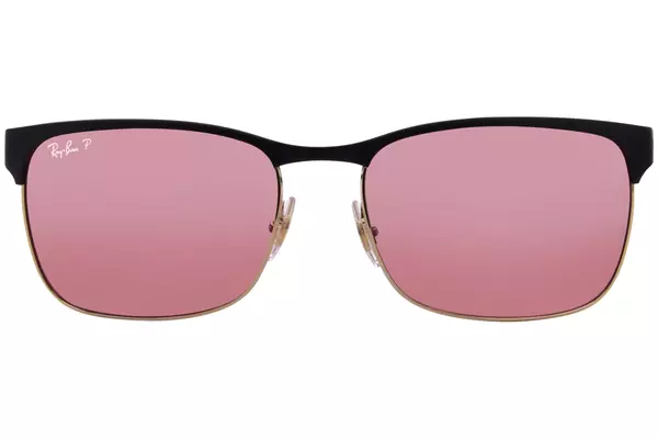  Ray Ban Men's Chromance RB8319CH 8319 Rectangle RayBan Polarized Sunglasses 
