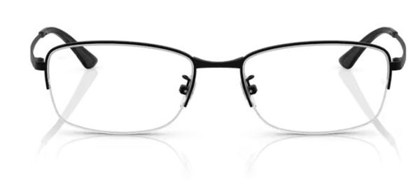  Ray Ban RX8774D Eyeglasses Semi Rim Rectangle Shape 
