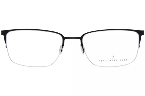  Reykjavik Neo Eyeglasses Men's Semi Rim Rectangle Shape 