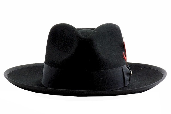  Scala Classico Men's Zoot 100% Wool Fedora Hat 