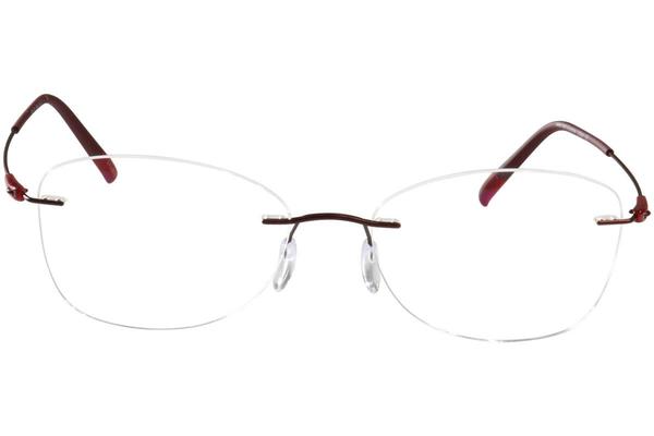  Silhouette Eyeglasses Dynamics Colorwave Chassis 5500 Rimless Optical Frame 