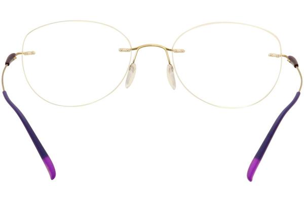 Silhouette Eyeglasses Dynamics Colorwave Chassis 5500 Rimless Optical Frame 