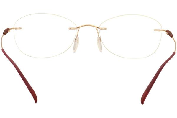  Silhouette Eyeglasses Dynamics Colorwave Chassis 5500 Rimless Optical Frame 