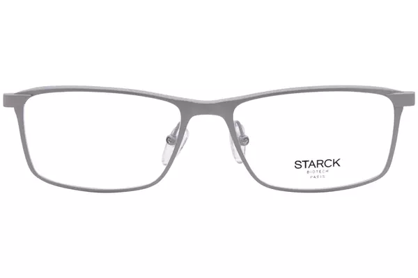  Starck SH2082T Eyeglasses Men's Full Rim Pillow Shape 