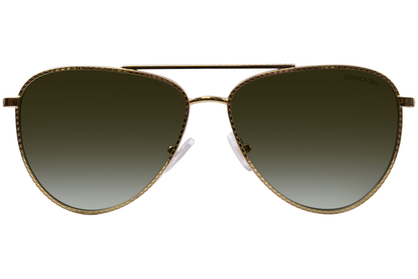  Swarovski SK7031 Sunglasses Women's Pilot 