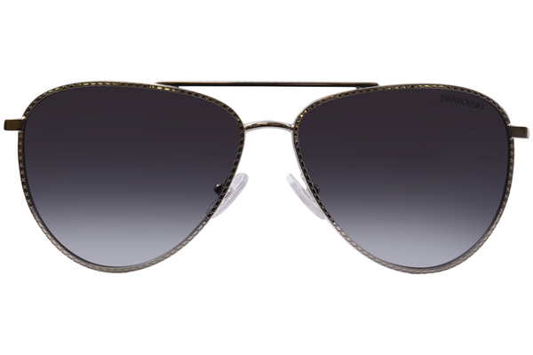  Swarovski SK7031 Sunglasses Women's Pilot 