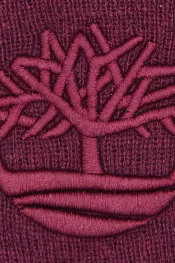  Timberland Women's 3D Embroidered Winter Beanie Hat 