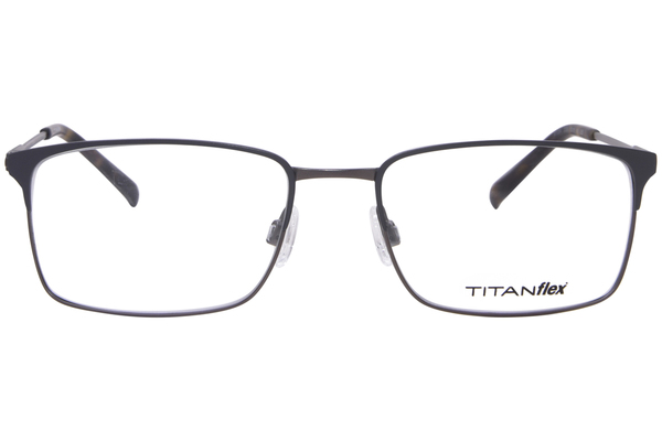  TitanFlex M1004 Eyeglasses Men's Full Rim Rectangle Shape 