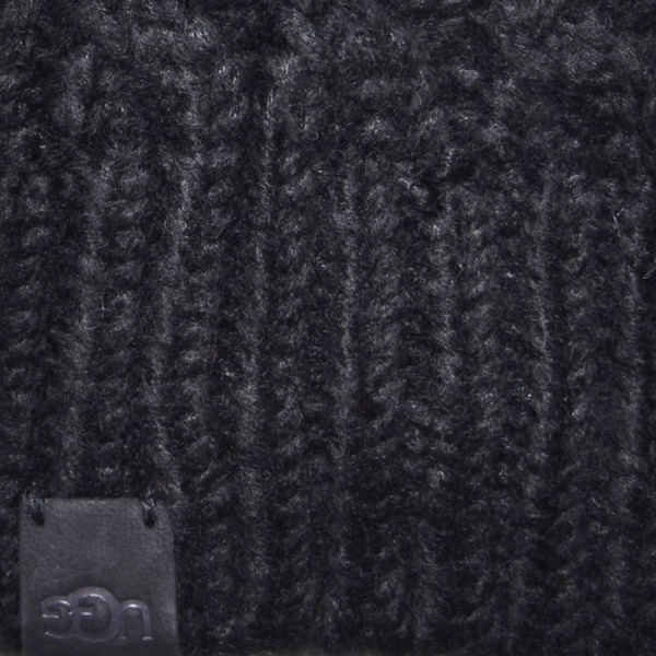  Ugg Women's Cable Knit Fingerless Glove Leather Logo 