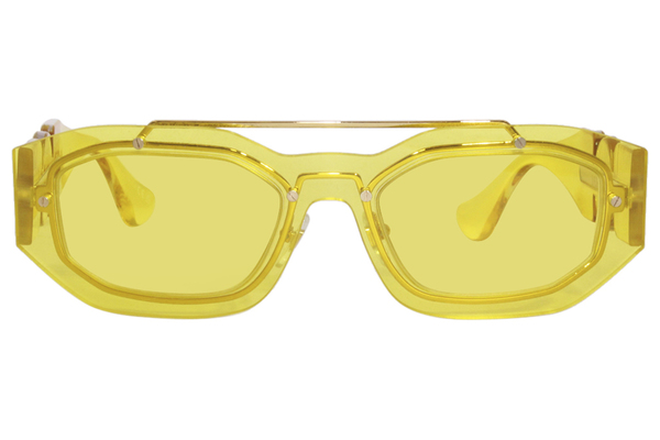  Versace 2235 Sunglasses Rectangular Medusa Logo 
