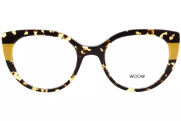  Woow Shine-On-1 Eyeglasses Women's Full Rim Cat Eye 