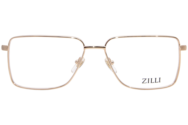  Zilli ZI60092 Eyeglasses Men's Full Rim Rectangle Shape 