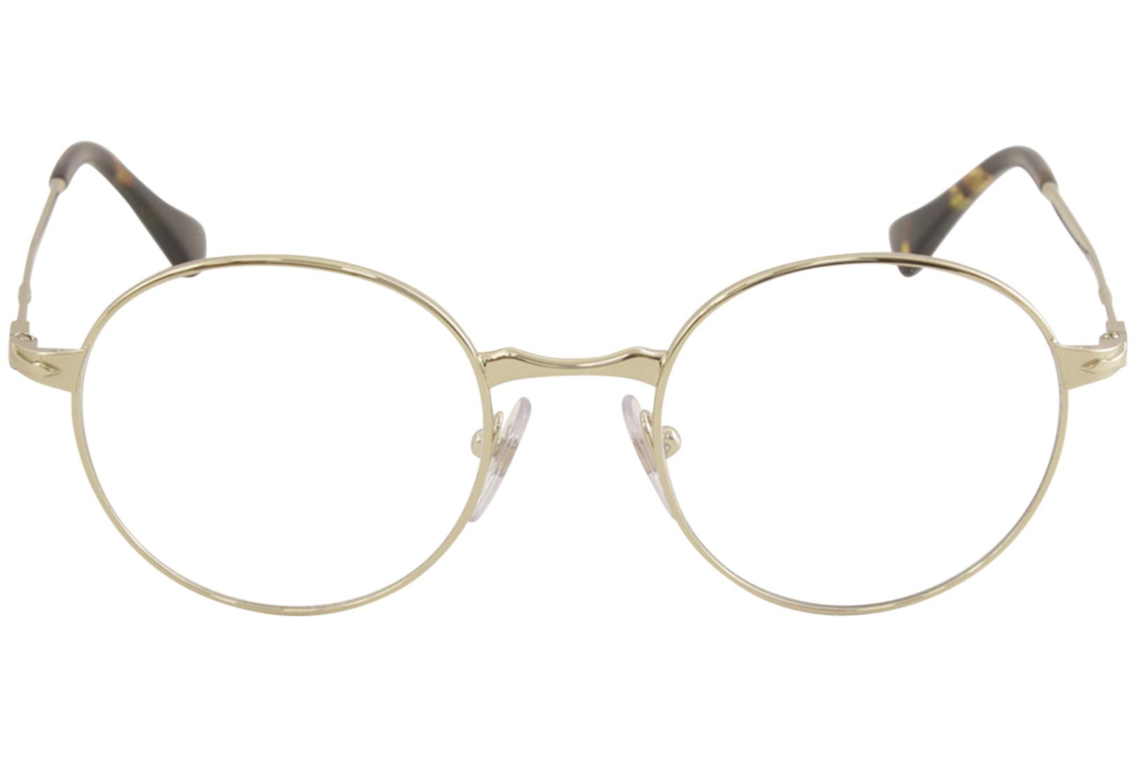 Persol PO2451V 1075 Eyeglasses Men's Gold/Havana Full Rim Optical Frame ...