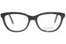 Alexander McQueen AM0161O Eyeglasses Frame Women's Full Rim Rectangular