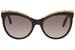 Alexander McQueen Women's AM0181S AM/0181/S Fashion Cat Eye Sunglasses