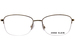 Anne Klein AK5111 Eyeglasses Women's Semi Rim Rectangle Shape