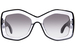 Azzedine Alaia AA0066S Sunglasses Women's Square Shape