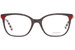 Betsey Johnson Girls Too-Cool Eyeglasses Youth Girl's Square Optical Frame
