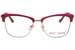 Betsey Johnson Razzle Dazzle Eyeglasses Women's Full Rim Cat Eye