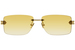 Bottega Veneta BV1126S Sunglasses Men's Rectangle Shape