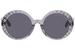 Bottega Veneta Women's BV0197SA BV/0197/SA Round Fashion Sunglasses 53mm