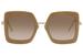 Bottega Veneta Women's BV0209S BV/0209/S Fashion Square Sunglasses