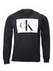 Calvin Klein Men's Monogram Logo Block Crew Neck Sweatshirt