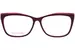 Carolina Herrera HER-0208 Eyeglasses Women's Full Rim Rectangle Shape