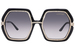 Caviar M6898 Sunglasses Square Shape w/Clear Crystals