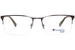 Champion CUFL4003 Eyeglasses Men's Semi Rim Rectangle Shape