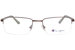 Champion GO Eyeglasses Men's Semi Rim Rectangular Optical Frame