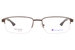 Champion Triad Eyeglasses Men's Semi Rim Rectangular Optical Frame