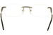 Charriol Men's Eyeglasses PC 7447A 7447/A Rimless Optical Frame