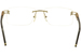 Charriol Men's Eyeglasses PC 7452A 7452/A Rimless Optical Frame