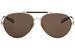 Chopard Men's SCHA09 SCHA/09 Fashion Pilot Polarized Sunglasses