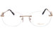 Chopard VCHD11S Eyeglasses Women's Rimless Oval Optical Frame