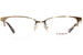 Coach Evie HC5047 Eyeglasses Women's Semi Rim Rectangular Optical Frame