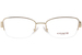 Coach HC5168 Eyeglasses Women's Semi Rim Rectangle Shape