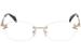 Diva Women's Eyeglasses 5506 Rimless Optical Frame