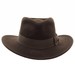 Dorfman Pacific Men's Indiana Jones Crushable Wool Felt Fedora Hat