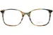 Elle 13518 Eyeglasses Women's Full Rim Square Shape