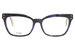 Fendi FF0084 Eyeglasses Women's Full Rim Square Shape