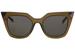 Fendi Women's FF0060S FF/0060/S Fashion Cateye Sunglasses