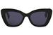 Fendi Women's FF0327S FF/0327/S Fashion Butterfly Sunglasses