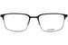 Flexon E1128 Eyeglasses Men's Full Rim Rectangle Shape