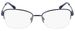 Genesis G5064 Eyeglasses Women's Semi Rim Rectangle Shape