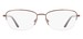 Genesis G5074 Eyeglasses Women's Semi Rim Rectangle Shape