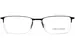 Giorgio Armani AR5010 Eyeglasses Men's Semi Rim Rectangle Shape